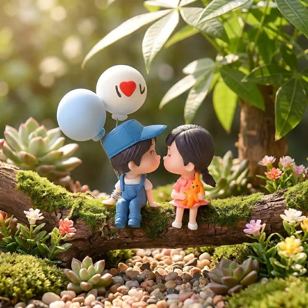 Couple Car Decoration Cute Cartoon Couples