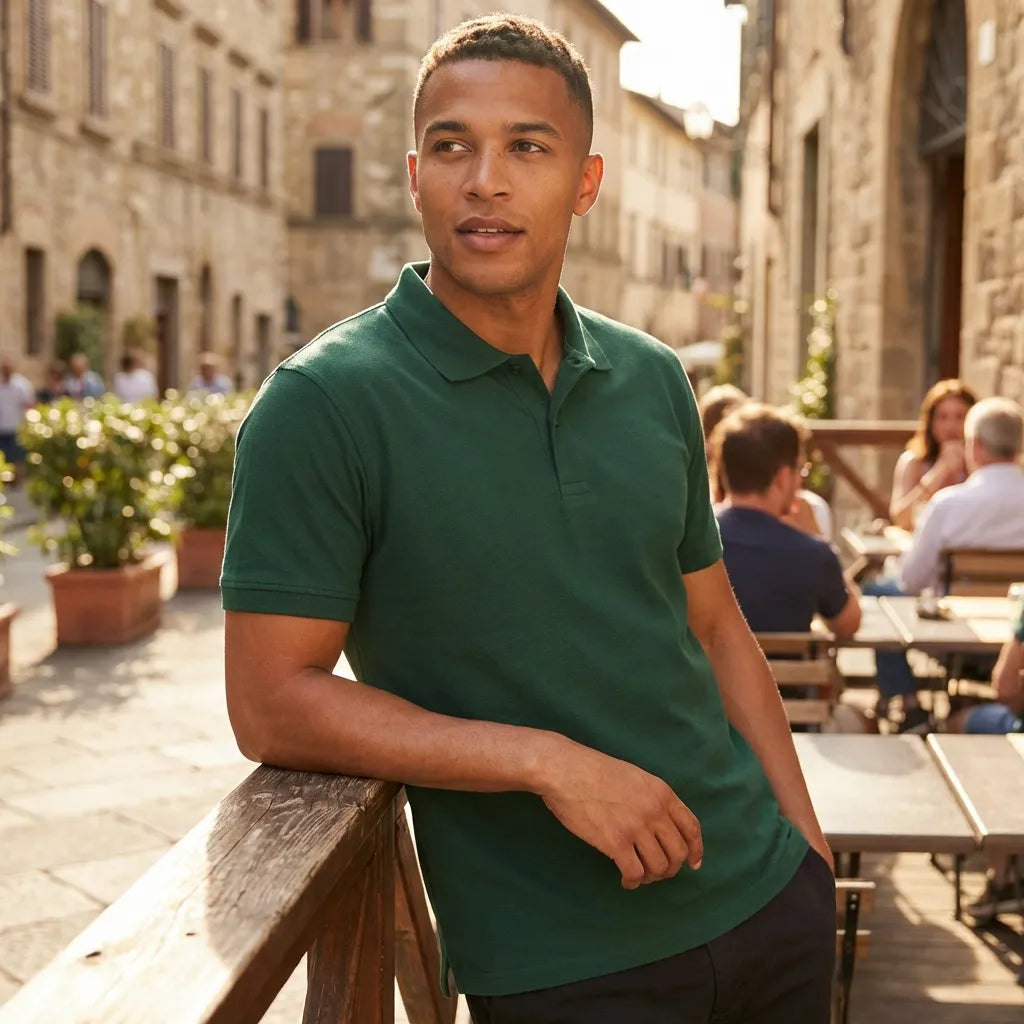 Bottle Green Polo Tee