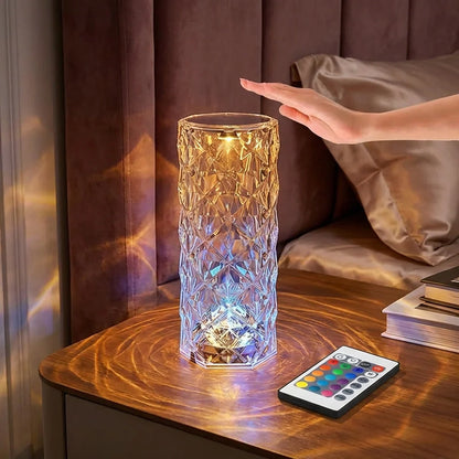 Crystal Rose Lamp