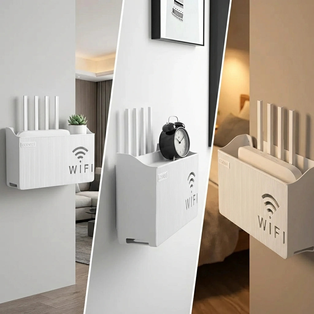 Wall Mounted Router Storage Box