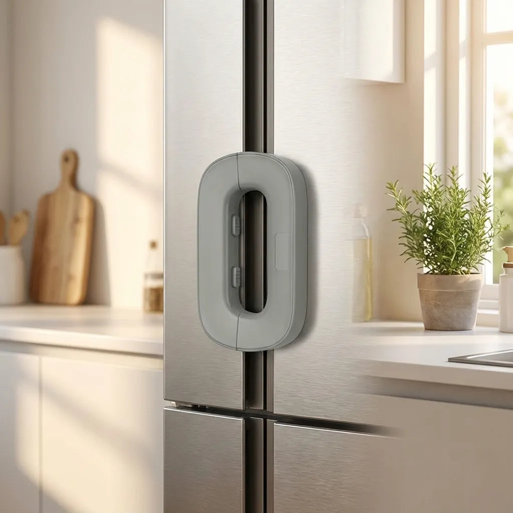 Refrigerator Lock - Cabinet Locks with Strong Adhesive