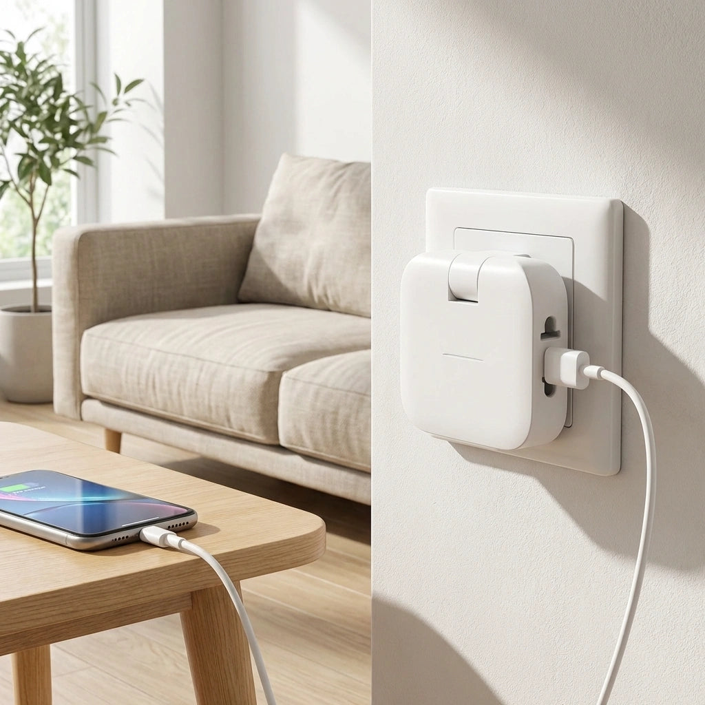 Rotating EU Plug Extender