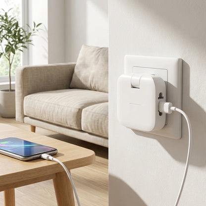Rotating EU Plug Extender