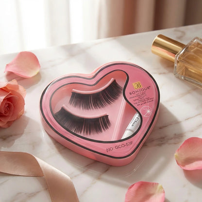Bonjour 3d Eyelashes With Glue