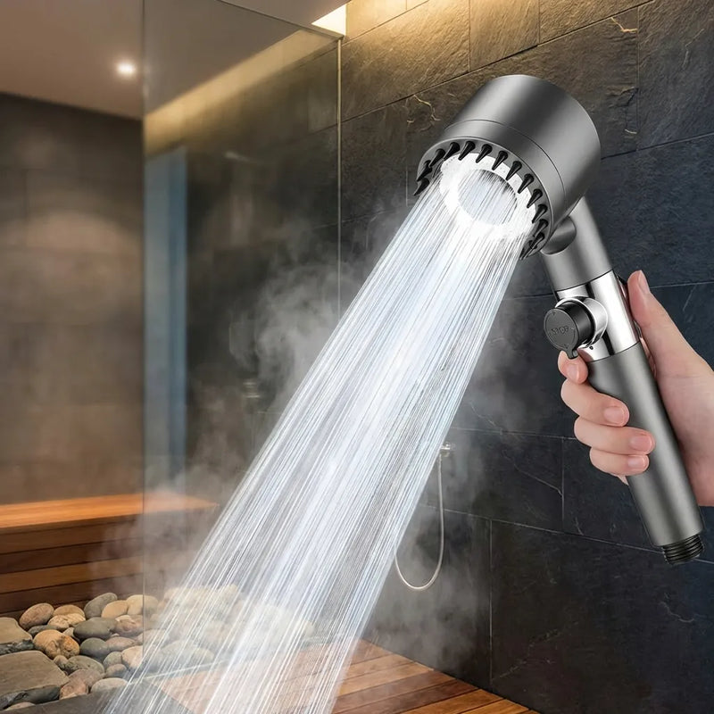 High Pressure 3-Setting Filtration Shower Head