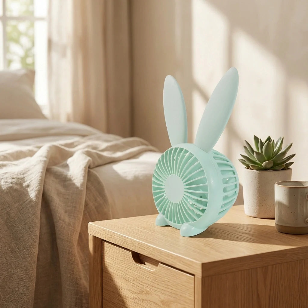 Cute Rabbit USB Desk Fan