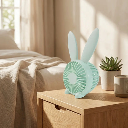 Cute Rabbit USB Desk Fan