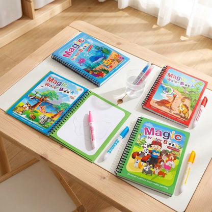 Reusable Magic Water Quick Dry Book Water Coloring Book