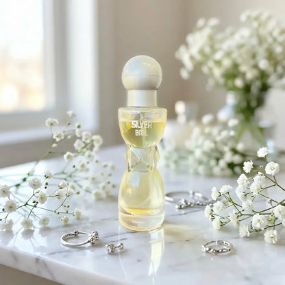 Elegant Silver Ball Perfume