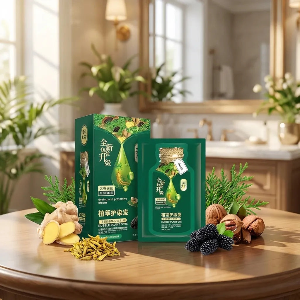 Korean Plant Bubble Hair Dye