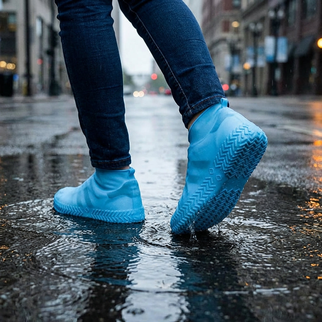 Shoe Cover-Silicone Reusable Boot Cover Shoe Protector