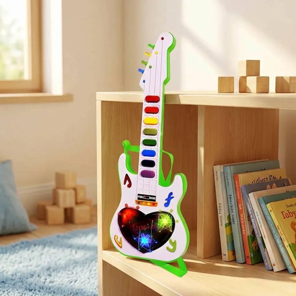 Battery Operated Musical Instruments Mini Guitar