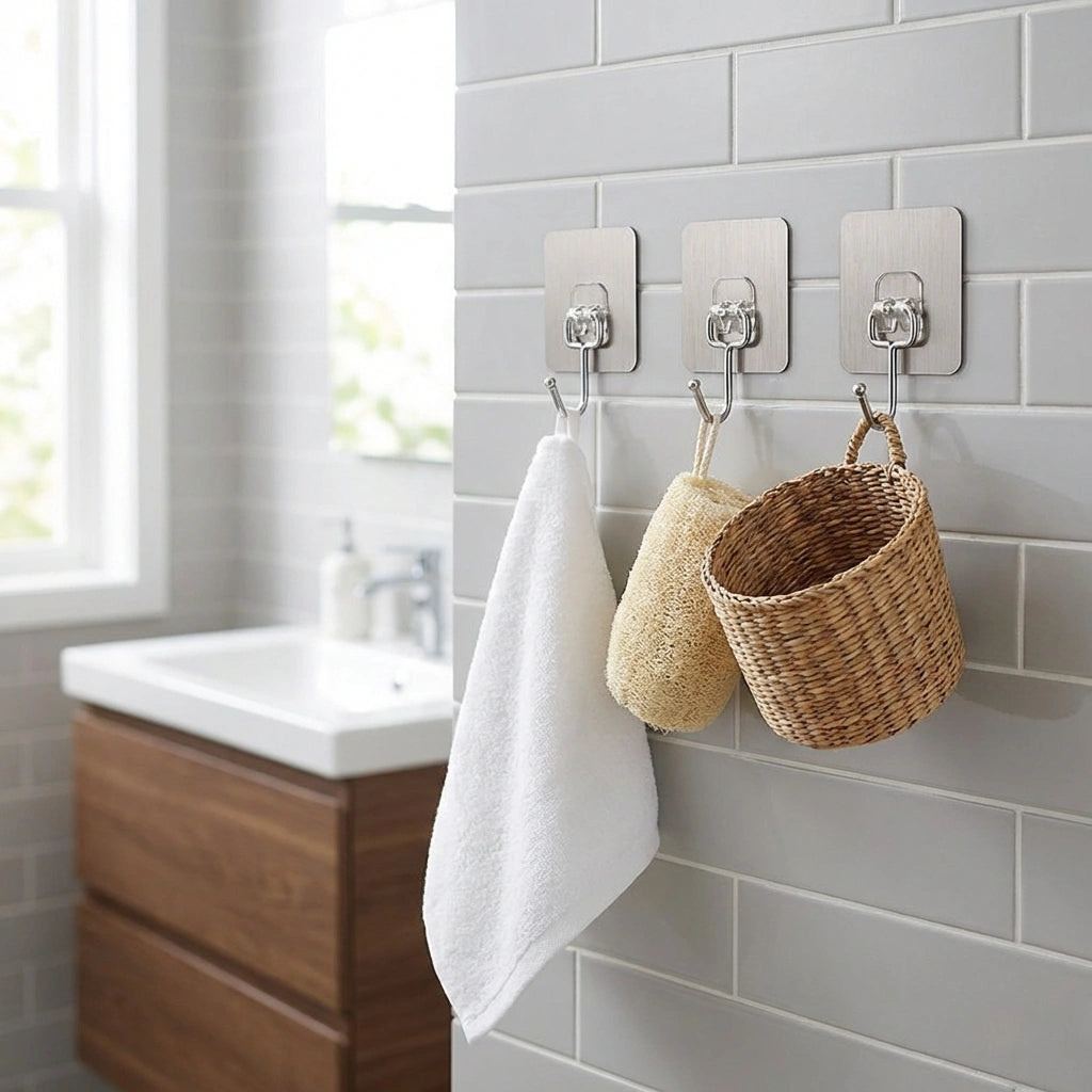 Golden Wall Hooks – Pack of 10