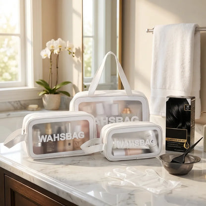 Waterproof Toiletry Travel Bags (Combo of 3)