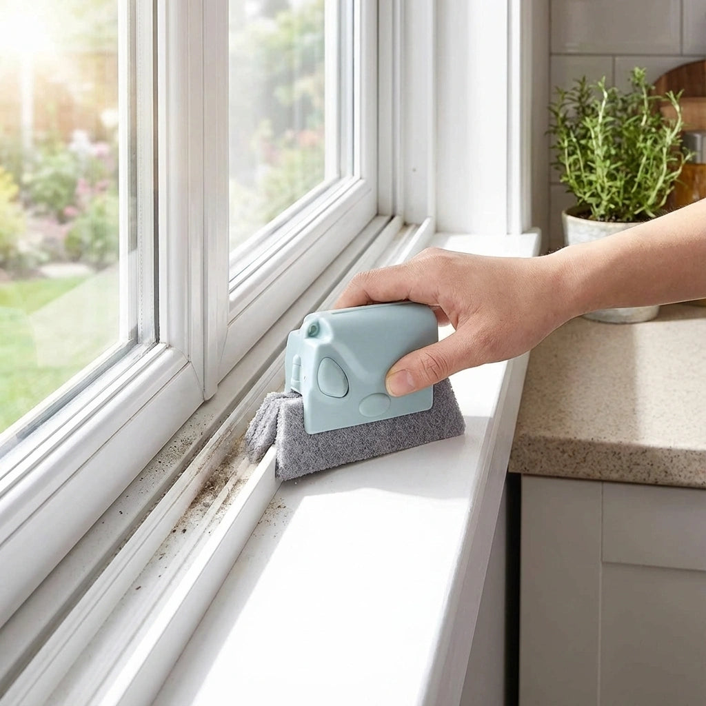 Window Groove Cleaning Brush – 2 Pack