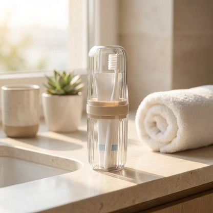 Portable Toothbrush Storage Box Pack of 2