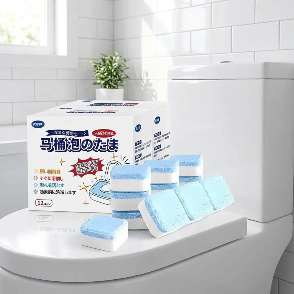 12 Pieces Toilet Bubble Tablets