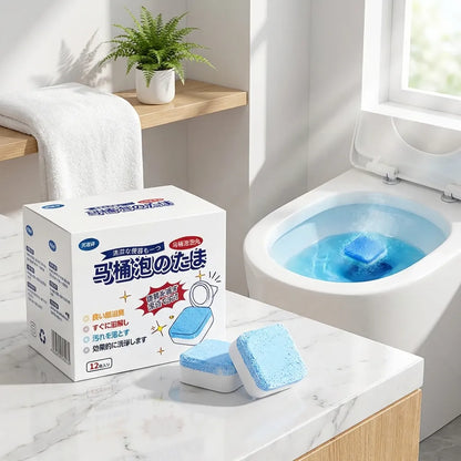 12 Pieces Toilet Bubble Tablets