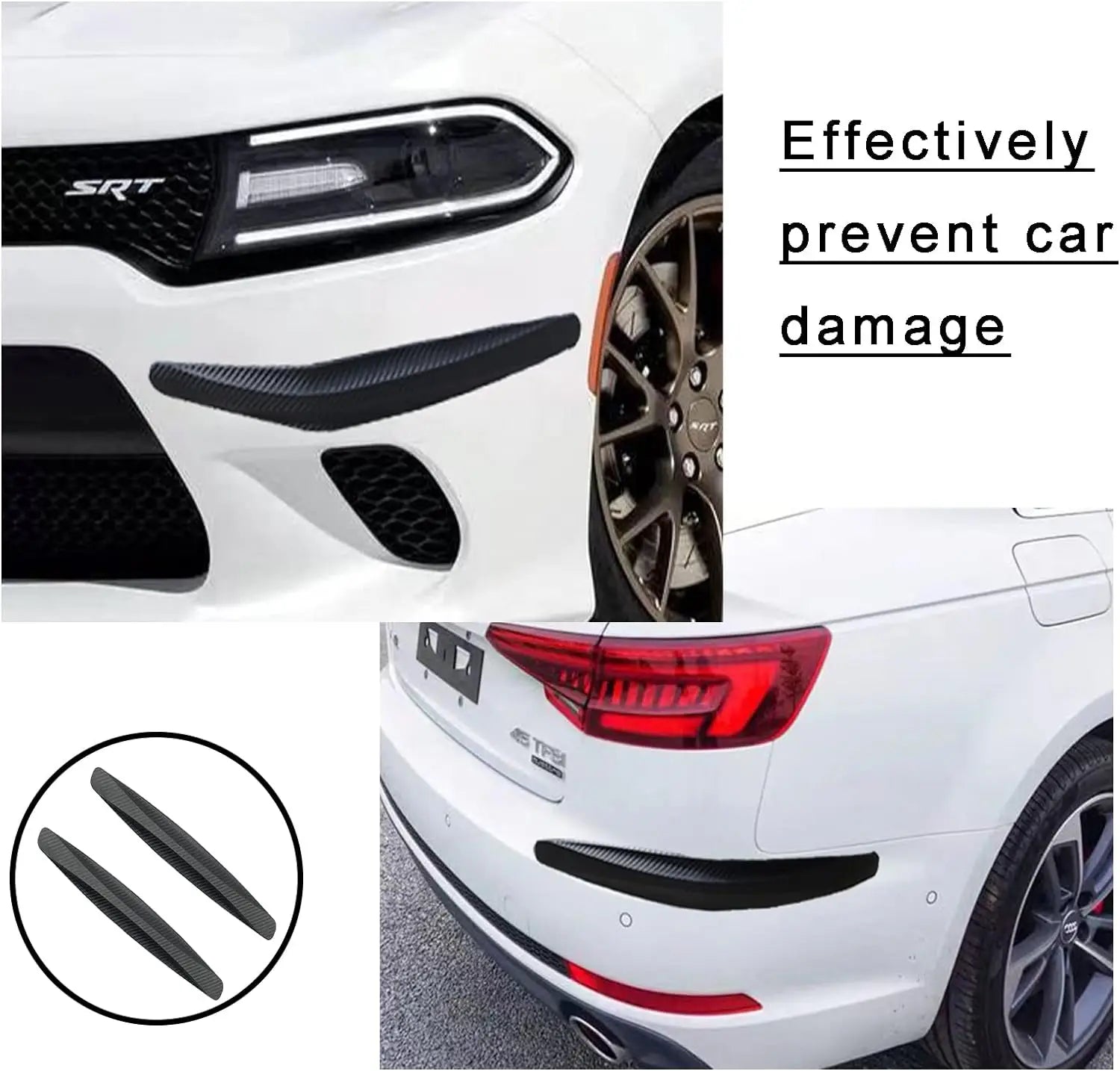 Car Bumper Scratch Guard/Protector Compatible with All Cars