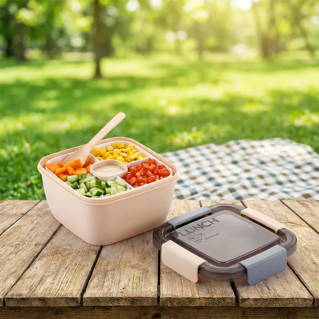 4-Compartment Lunch Box