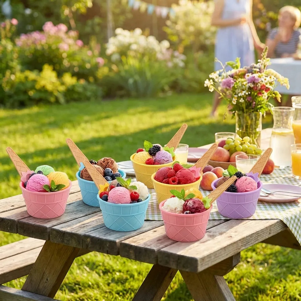 Ice Cream Bowl & Spoon Set