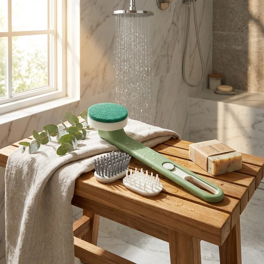 Long-Handle Dish Brush Set