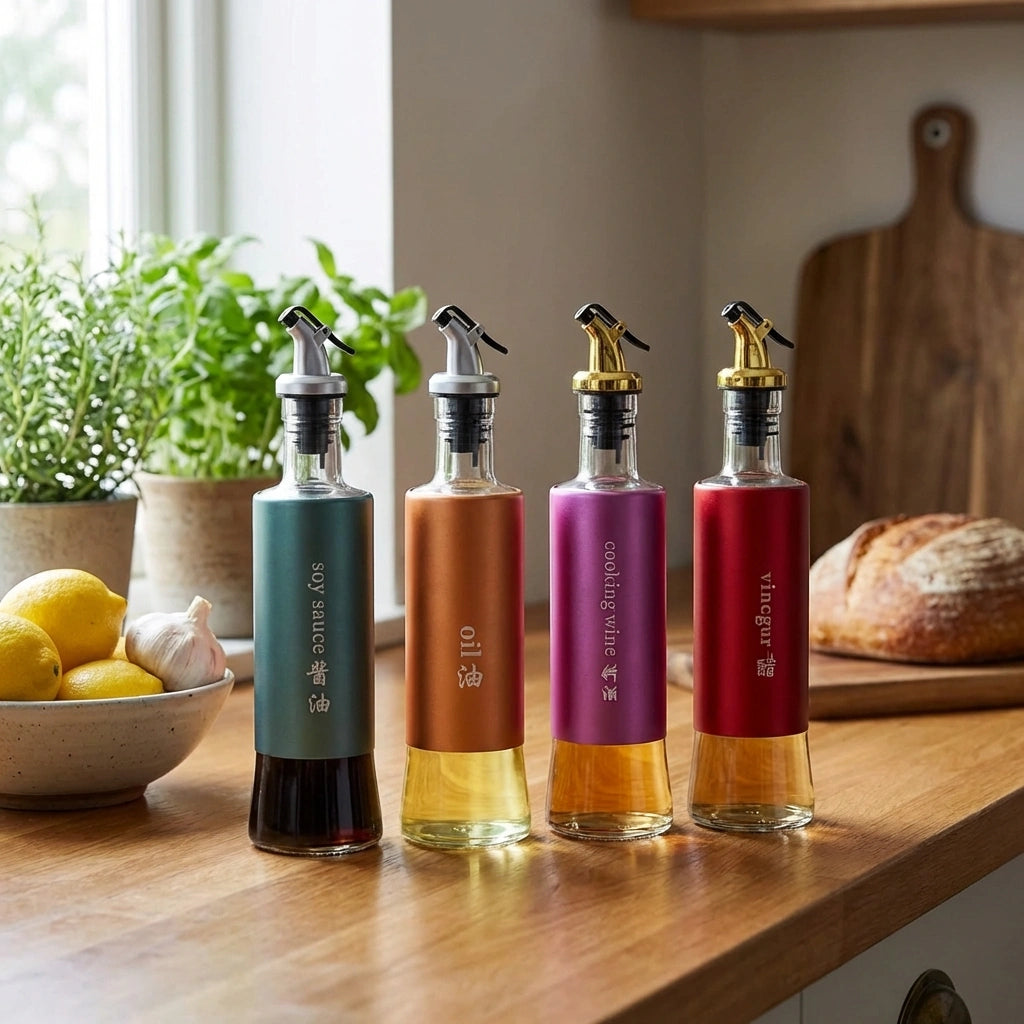 Auto-Close Oil Dispenser