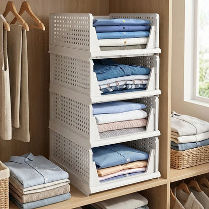 Stackable Foldable Closet Drawers