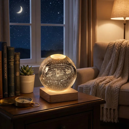 3D Crystal Lamp Ball (Assorted Design)