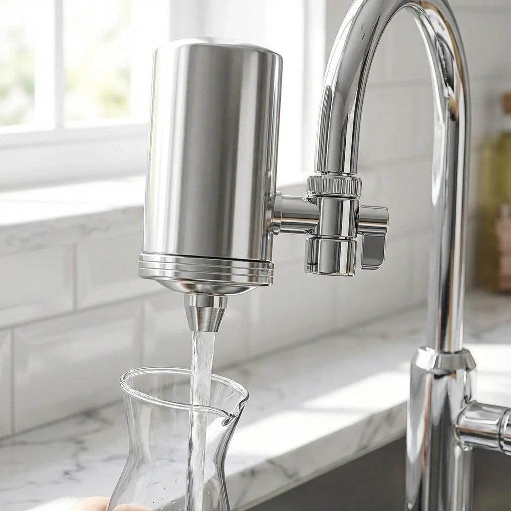 Stainless Steel Faucet Water Filter