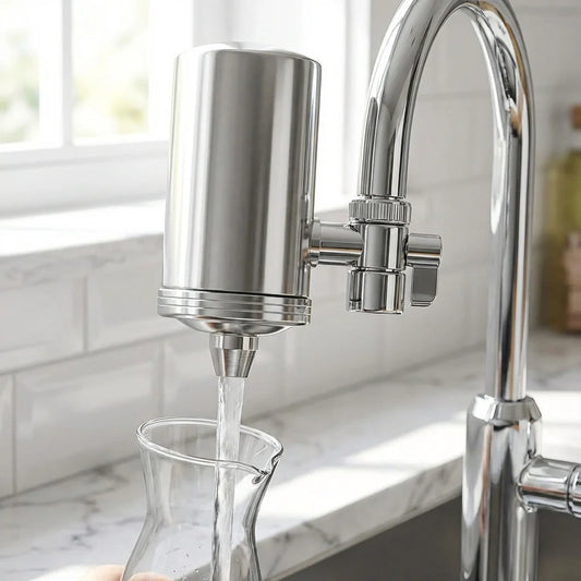 Stainless Steel Faucet Water Filter