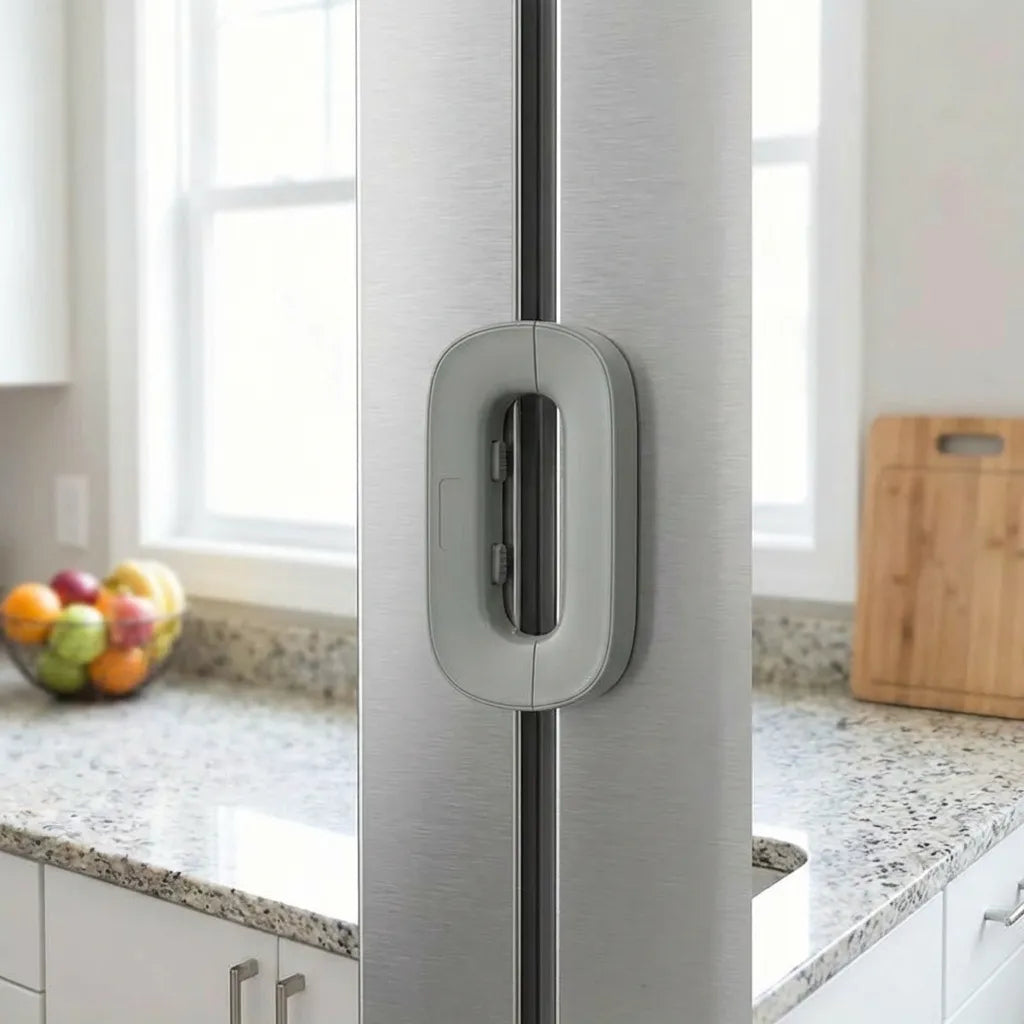 Refrigerator Lock - Cabinet Locks with Strong Adhesive