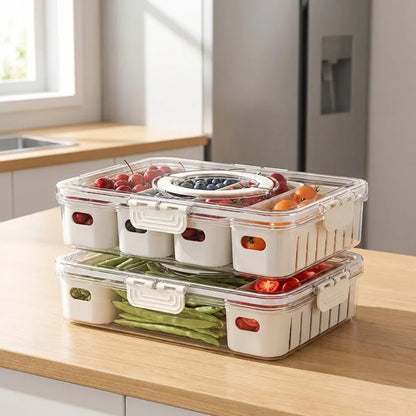 4 Compartment Fridge Storage