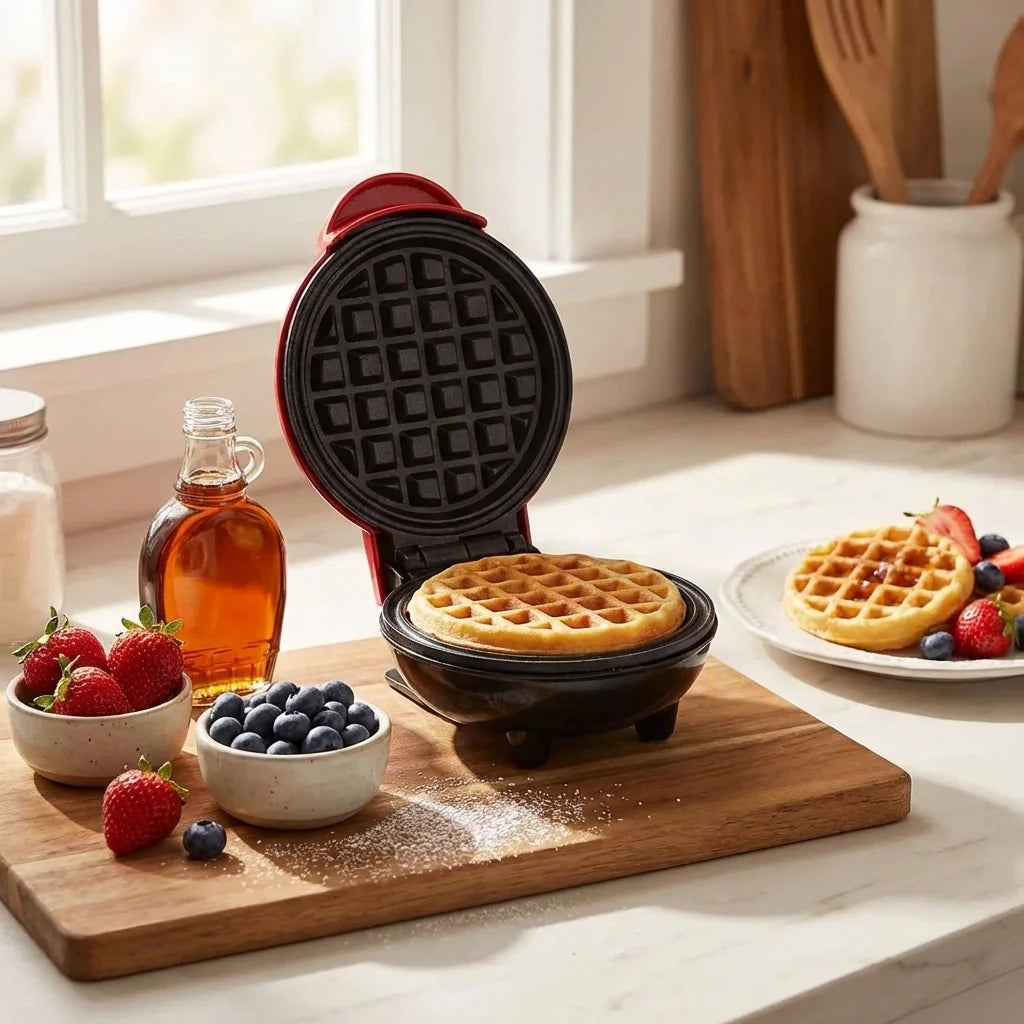 Mini Non-Stick Waffle Maker
