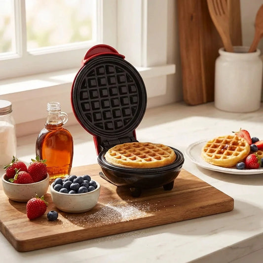 Mini Non-Stick Waffle Maker