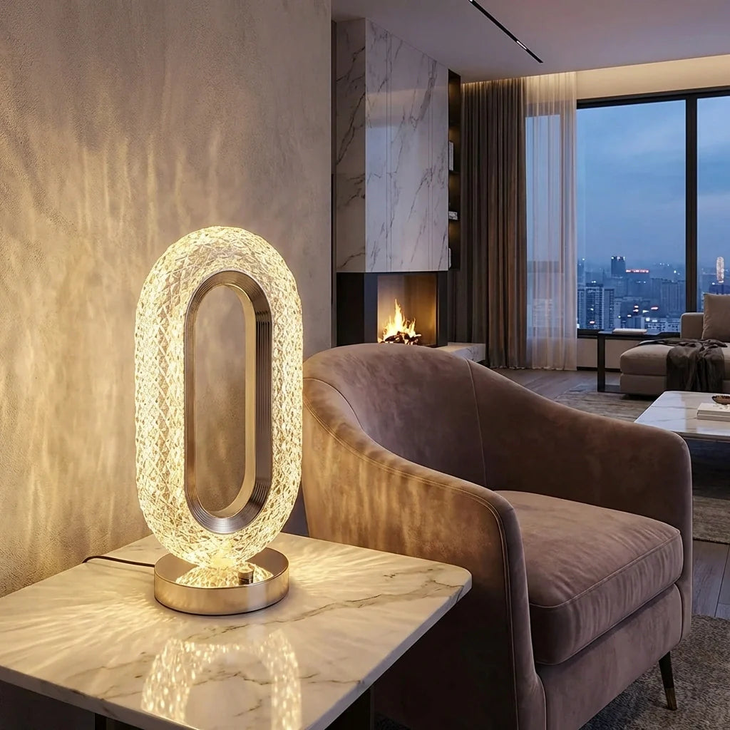 Crystal Touch Control Table Lamp