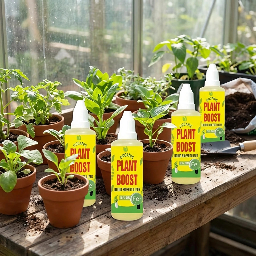 Plant Boost Liquid Biofertilizer for All Crops,Organic (Pack of 4)