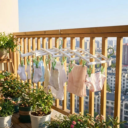 Foldable Sock Drying Hanger