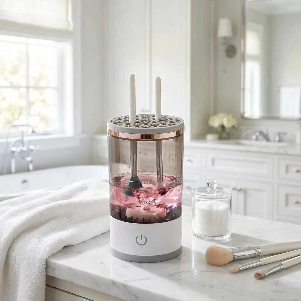 Automatic Makeup Brush Cleaner