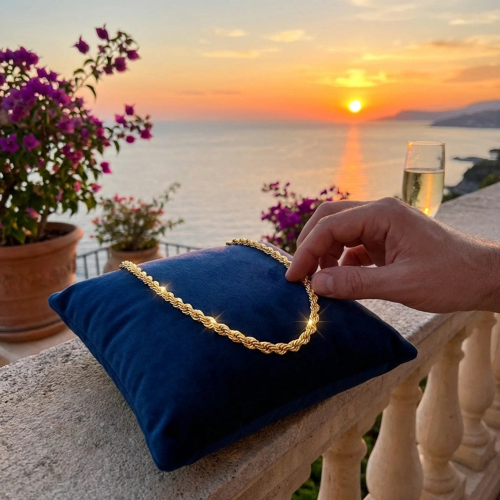 Brass Gold Plated Chain