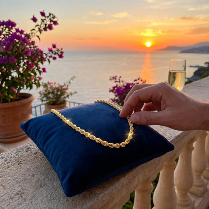 Brass Gold Plated Chain