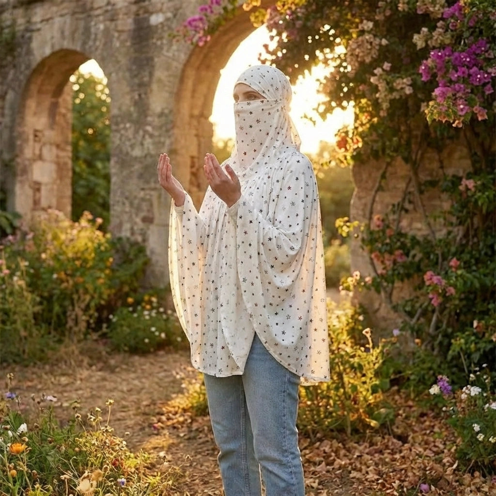 Cotton Long Scarf Mask
