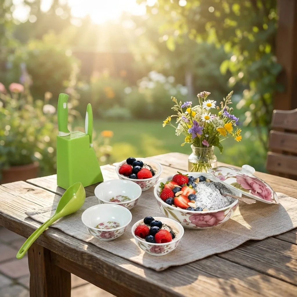 Elegant 5-Pc Pudding Set