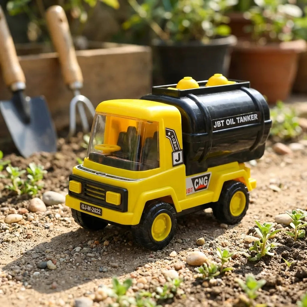 Friction Powered Oil Tanker Toy
