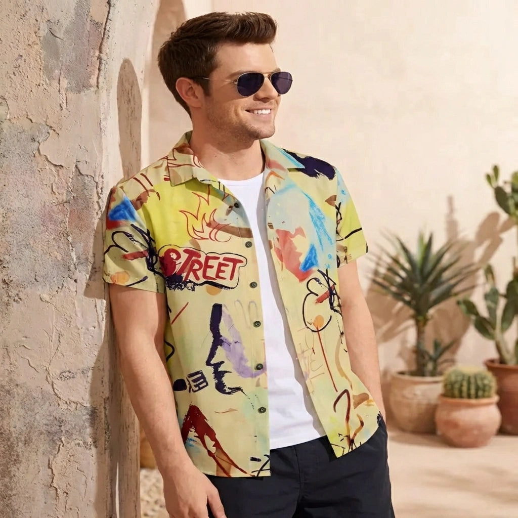 Printed Rayon Casual Shirt