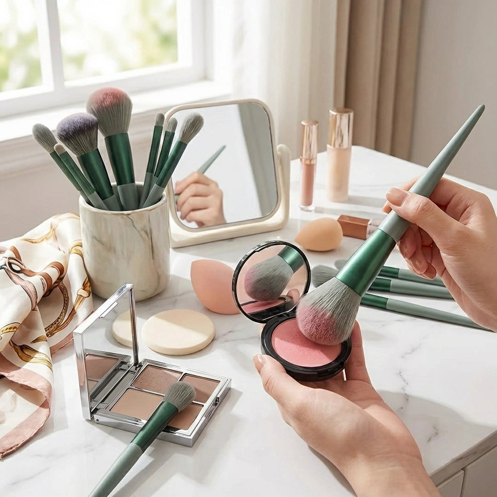 13 Pcs Makeup Brush with Pouch Set