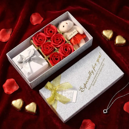 Valentine Teddy Gift Set