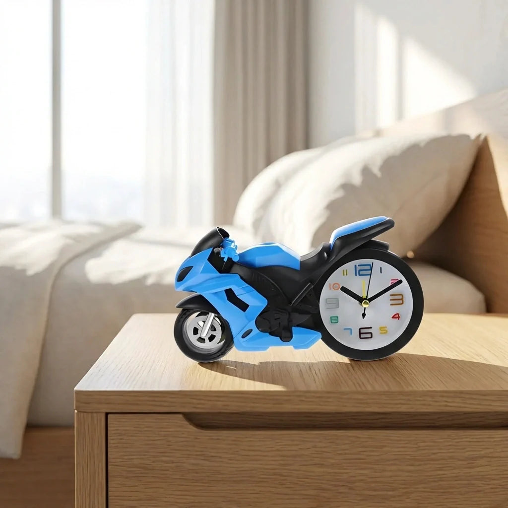 Fashioned Alarm Clock Novelty Retro Motorcycle