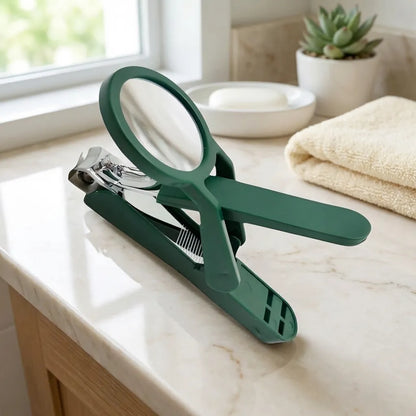 Nail Clipper with Magnifying Glass