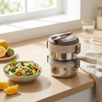Ganesh Cresta Food Insulated Airtight Leak-proof Lunch Box